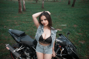 Moto Girl     1920x1280 moto girl, ,   , girl, moto
