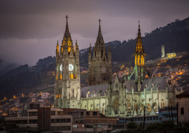 Basilica Quito     2048x1446 basilica quito, , -  ,  ,  , 