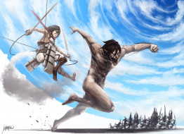      1920x1395 , shingeki no kyojin, , 