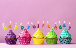      2880x1800 , ,  ,  , , , , , candle, cake, cupcake, , colorful, celebration, happy, birthday, decoration