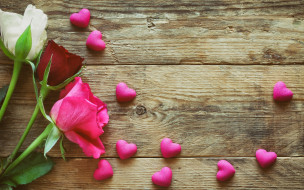      2880x1800 ,   ,  ,  , romantic, pink, wood, roses, , love, 