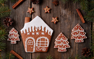      1920x1200 , , xmas, , , , merry, gingerbread, , , , , christmas, cookies, decoration