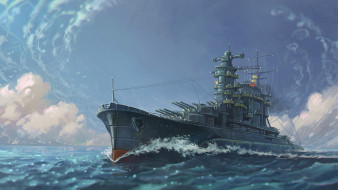      1920x1080 , , , , , , , , , , , , , , , , painting, , battle, cruiser, , , battleship