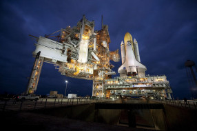 space shuttle discovery, космос, космодромы, стартовые площадки, шаттл