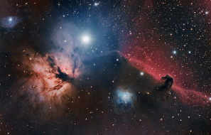 flame & horsehead nebula, , , , , 