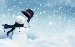      2880x1800 , , snowman, christmas, winter, snow, , , , happy, merry, , decoration, , , , xmas