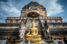 Wat Chedi Luang, Chiang Mai     2048x1367 wat chedi luang,  chiang mai, , -    , 