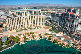 Bellagio & Caesars Palace, Las Vegas     2048x1367 bellagio & caesars palace,  las vegas, , - , , 