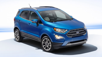 Ford EcoSport 2018     2276x1280 ford ecosport 2018, , ford, 2018, blue, ecosport