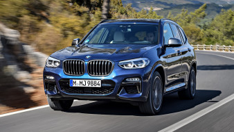 BMW X3 M40i 2018     2276x1280 bmw x3 m40i 2018, , bmw, x3, blue, 2018, m40i