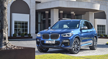 BMW X3 M40i 2018     2347x1280 bmw x3 m40i 2018, , bmw, 2018, m40i, x3, blue