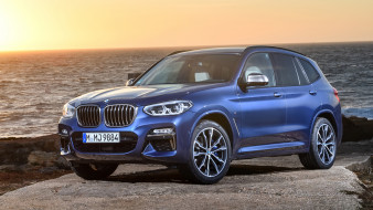 BMW X3 M40i 2018     2276x1280 bmw x3 m40i 2018, , bmw, blue, 2018, m40i, x3