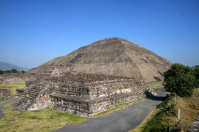 pyramid of the sun,  teotihuacan,  mexico, , - ,   , 