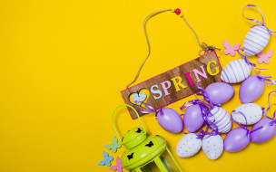 , , happy, spring, eggs, purple, , , , decoration, easter