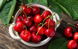      2880x1800 , ,  , wood, cherry, fresh, , berries, 