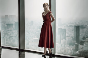      2560x1707 , -unsort , , model, red, dress, , women, , asian