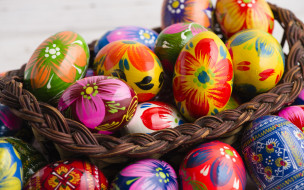 , , eggs, spring, happy, , , busket, wood, colorful, decoration, , , easter