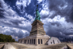statue of liberty view - new york city, , - , , 