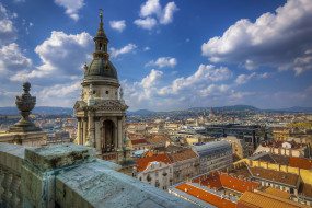 St. Stephen`s Basilica Rooftop     2048x1367 st,  stephen`s basilica rooftop, ,  , , 