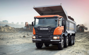 2018 Scania P440     3840x2400 2018 scania p440, , scania, 4k, p-series, , , , p440, 8x4, 2018, 