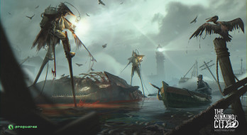      3900x2134  , the sinking city, horror, , the, sinking, city
