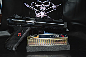 ruger tactical 22, оружие, пистолеты, ствол
