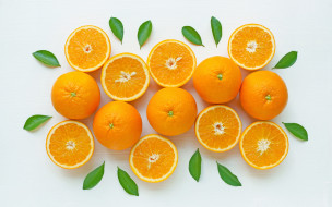 , , fresh, , , leaves, , fruits, orange