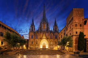 Gothic Barcelona Cathedra     2048x1365 gothic barcelona cathedra, ,  , , 