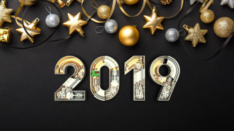 c новым 2019 годом, праздничные, - разное , новый год, christmas, new, year, рождество, 2019, новый, год, цифры