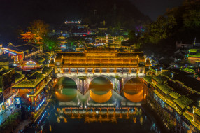 fenghuang ancient town, , -   , 