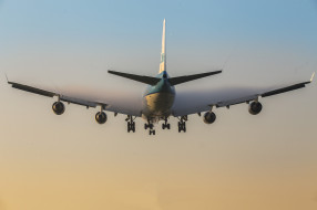 boeing 747, авиация, пассажирские самолёты, авиалайнер