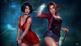 resident evil 2 , 2019,  , , resident, evil, 2, claire, redfield, ada, wong, 