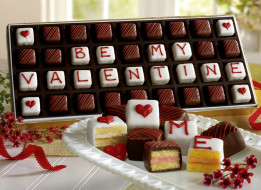 праздничные, день святого валентина,  сердечки,  любовь, конфеты
