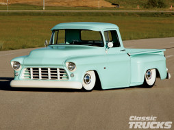 1956 chevy pickup     1600x1200 1956, chevy, pickup, , custom, pick, up