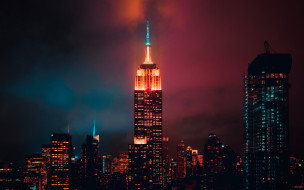 New York, USA обои для рабочего стола 1920x1200 new york,  usa, города, нью-йорк , сша, автор, luca, bravo, ночь, нью-йорк, манхэттен, empire, state, building