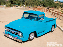 1956 ford f100 truck     1600x1200 1956, ford, f100, truck, , custom, pick, up