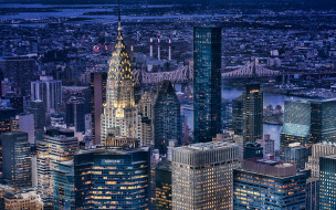 Manhattan, New York, USA обои для рабочего стола 1920x1200 manhattan,  new york,  usa, города, нью-йорк , сша, нью-йорк, небоскребы, ночь, американские, современные, здания, сhrysler, building, манхэттен, америка