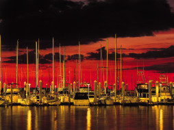 Harbor Sunset,     1600x1200 harbor, sunset, , , 