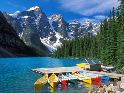 Moraine Lake, Banff National Park, Canada     1600x1200 moraine, lake, banff, national, park, canada, , , 