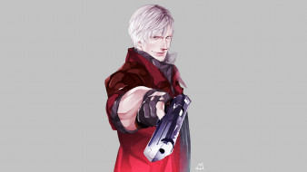 Dante - DMC 4 fanart--final version  Игровые арты, Фэнтези, Демоны