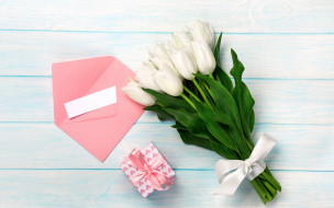      2880x1800 ,   , , , love, romantic, tulips, valentine's, day, letter, , , gift, box, , 