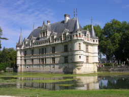 Castle Azay le Rideau обои для рабочего стола 1920x1440 castle azay le rideau, города, замки франции, castle, azay, le, rideau