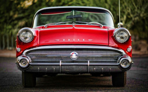 1957 buick roadmaster convertible, автомобили, buick, roadmaster, кабриолет, вид, спереди, 1957, года, ретро, американские, convertible