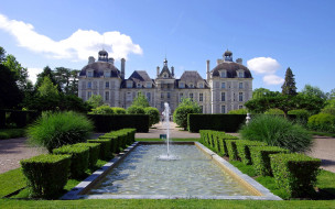 chateau de cheverny, города, замки франции, chateau, de, cheverny
