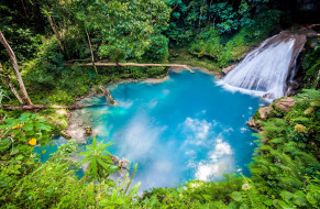 The Blue Hole in Ocho Rios, Jamaica     1920x1257 the blue hole in ocho rios,  jamaica, , , the, blue, hole, in, ocho, rios, jamaica