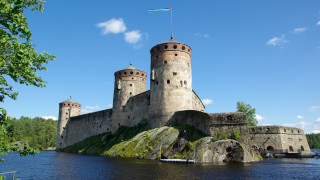 olavinlinna castle, savonlinna, finland, города, - дворцы,  замки,  крепости, olavinlinna, castle