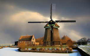windmill, the netherlands, , , the, netherlands