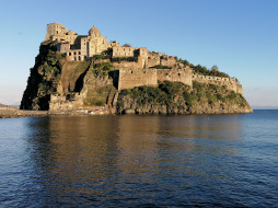 aragonese castle, castello aragonese, города, замки италии, aragonese, castle, castello