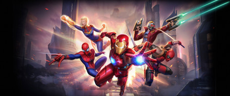 Marvel Super War обои для рабочего стола 4000x1670 marvel super war, видео игры, marvel, super, war