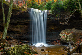 Cucumber Waterfall,Ohiopyle State Park     2560x1706 cucumber waterfall, ohiopyle state park, , , cucumber, waterfall, ohiopyle, state, park